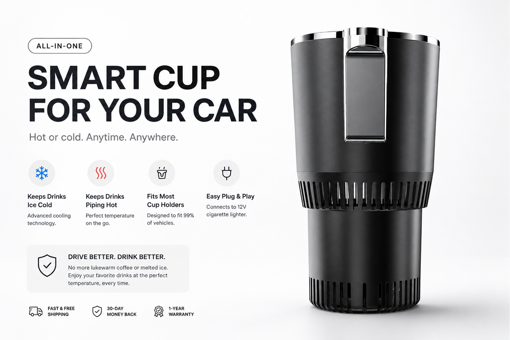 Cooling & Heating Car Cup Holder