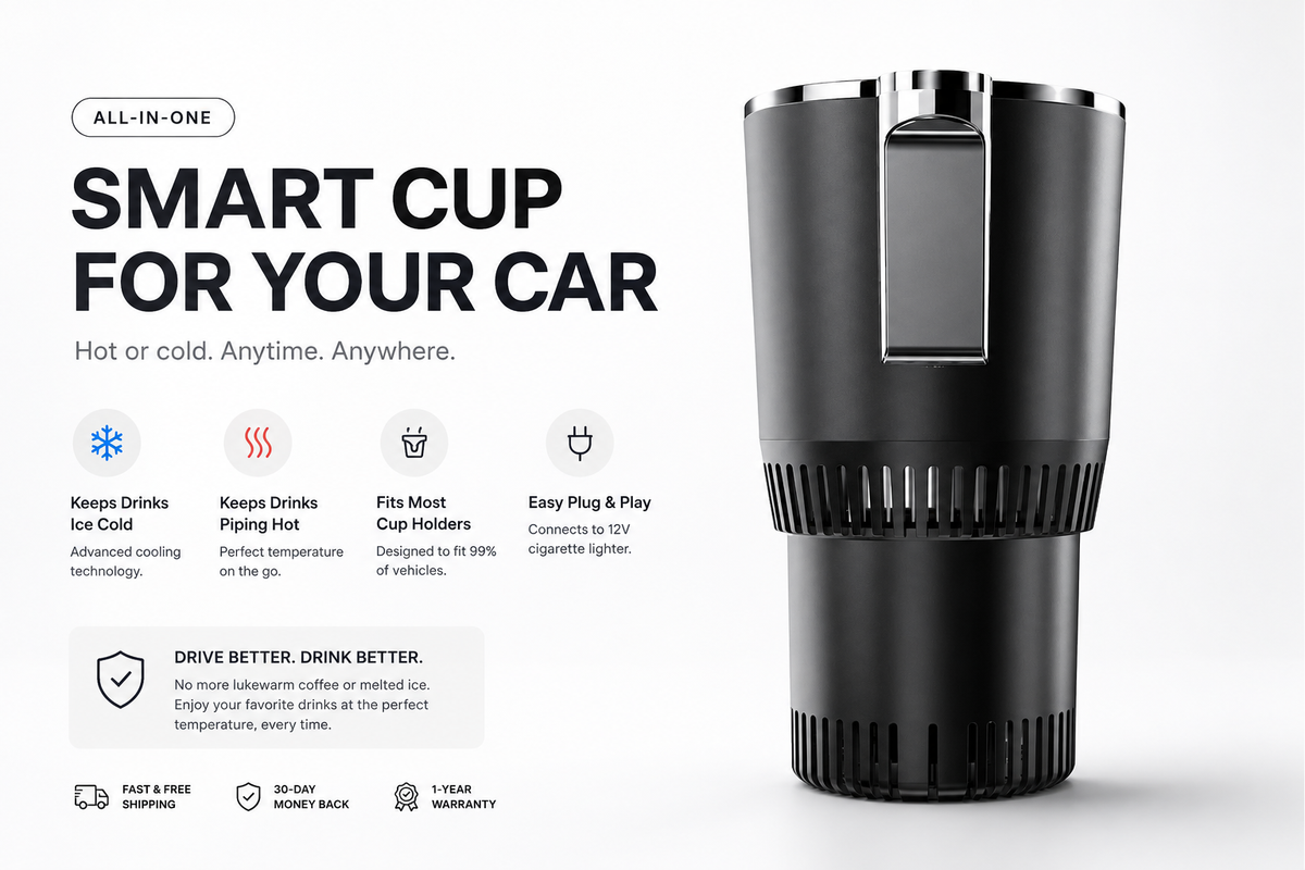 Cooling & Heating Car Cup Holder